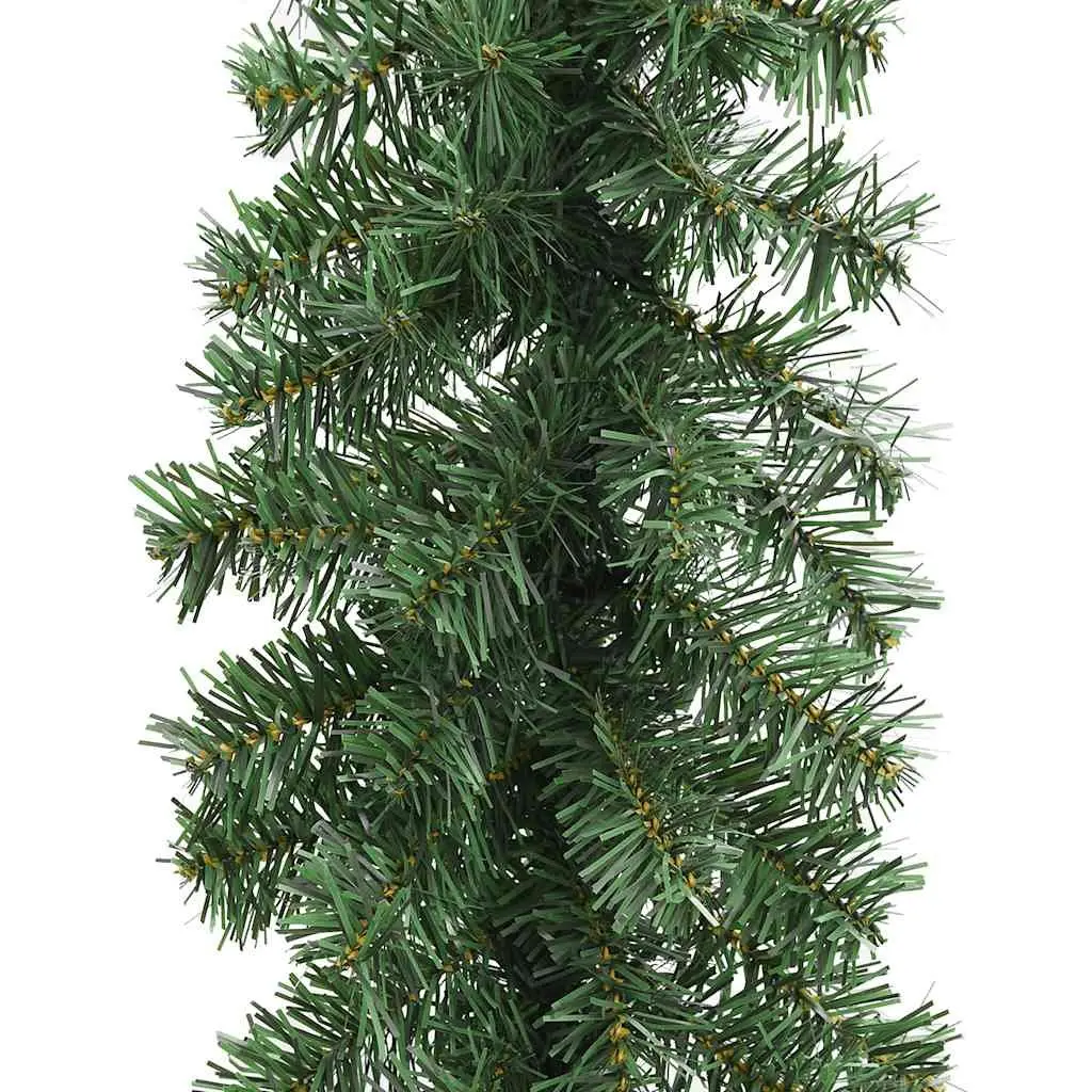 PVC Christmas Garland Green 10m for Banister Ceiling Fireplace Windows Decoration