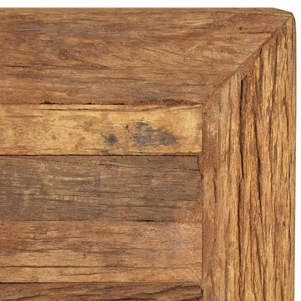 Coffee Table Vintage Retro Solid Reclaimed Wood 70x70x30cm Brown