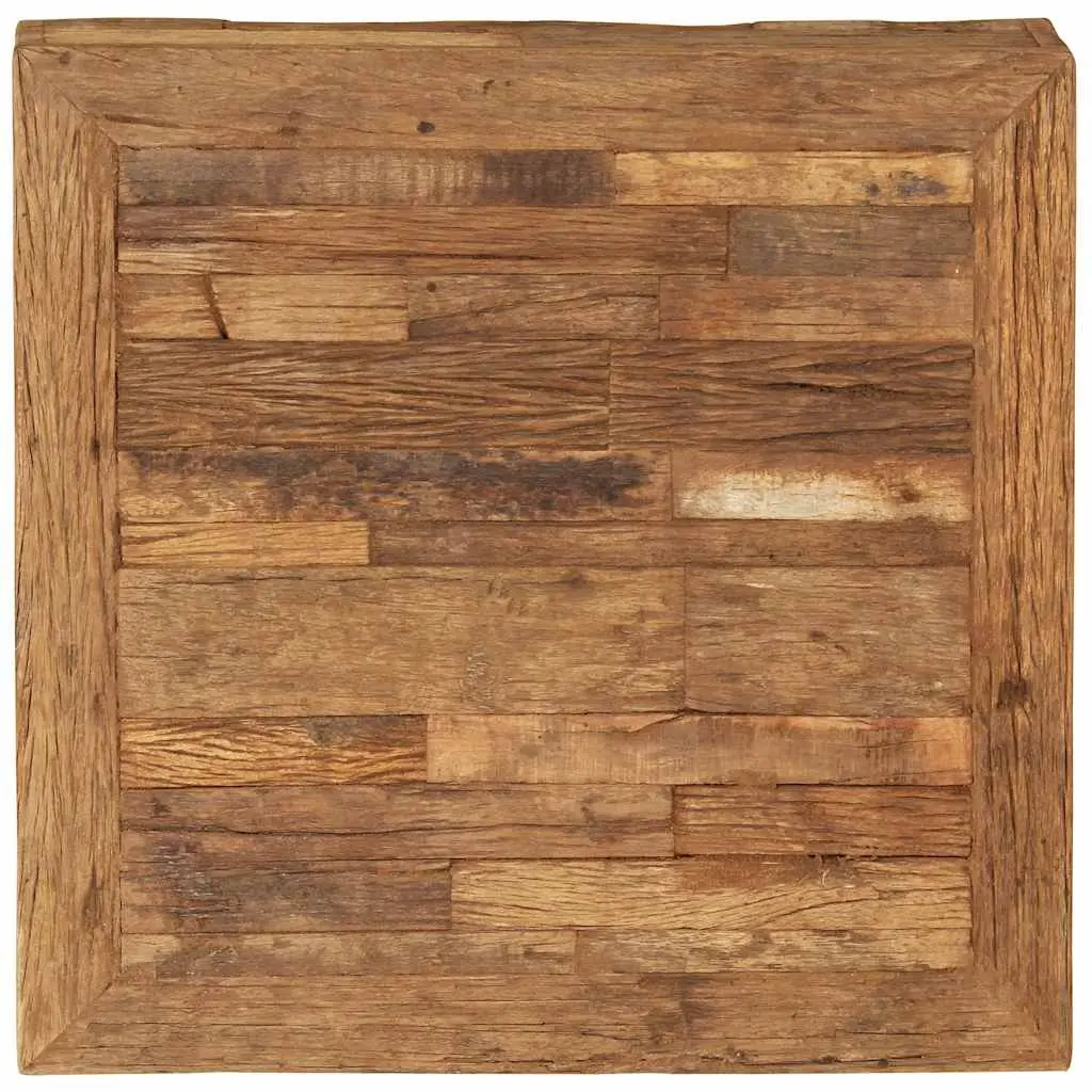 Coffee Table Vintage Retro Solid Reclaimed Wood 70x70x30cm Brown