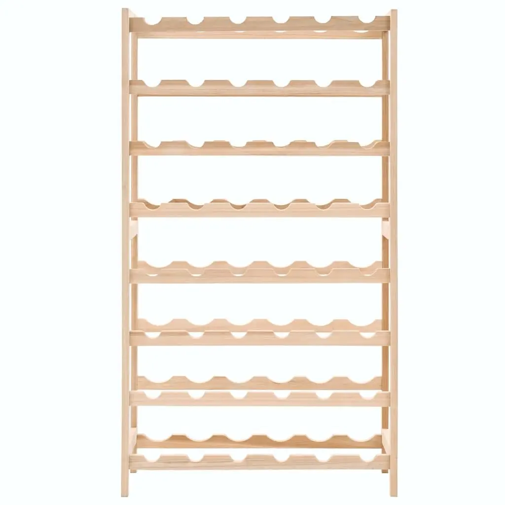Wine Rack 8 Tier Cedar Wood Storage Organizer Bottle Holder Display Stand Brown
