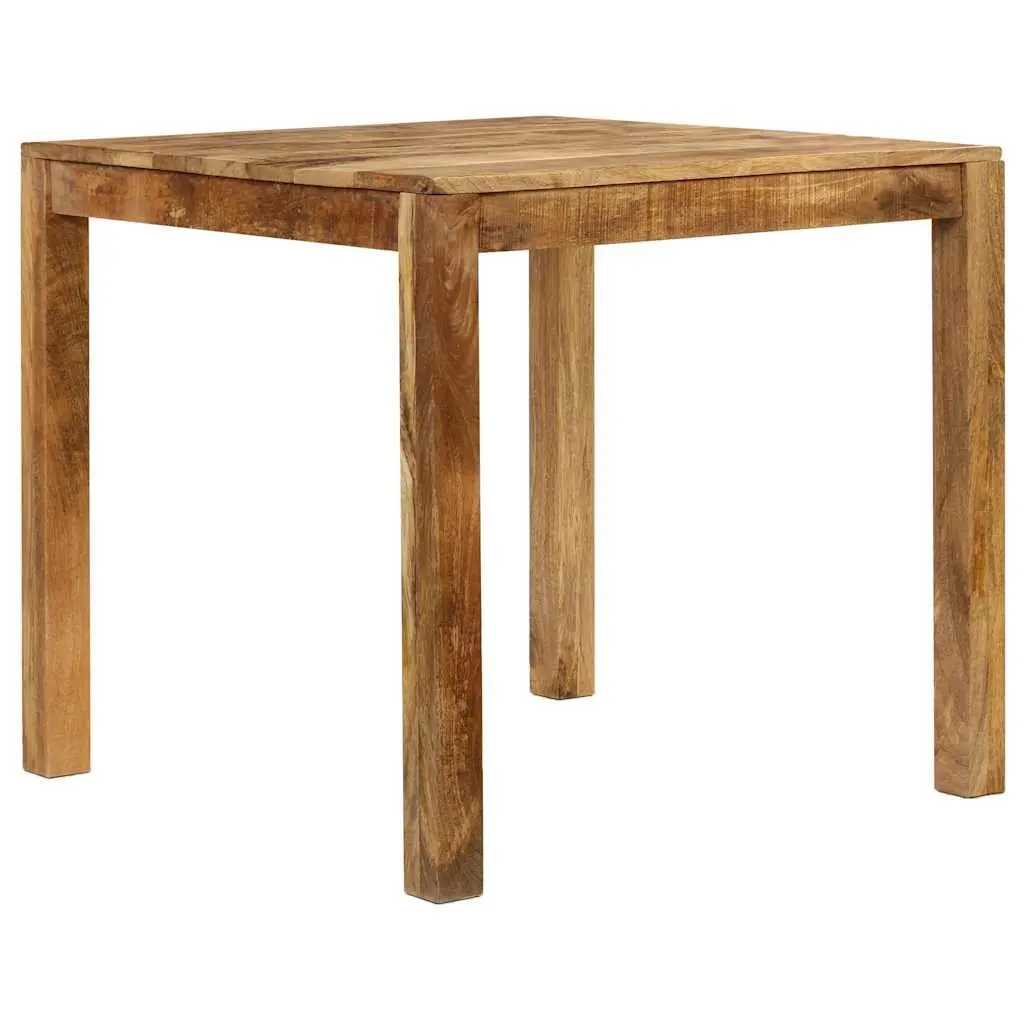 Solid Mango Wood Dining Table Brown Kitchen Room Furniture Farmhouse Style