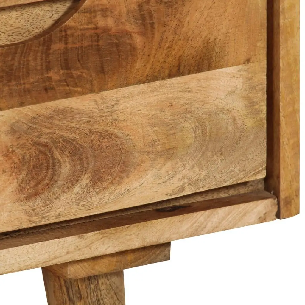 Sideboard Storage Cabinet Vintage Solid Mango Wood Brown 90x30x69cm