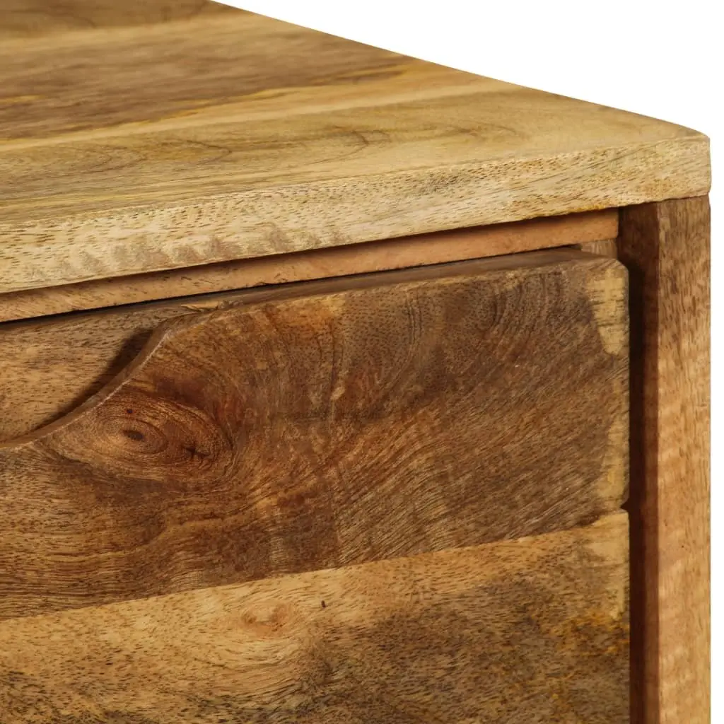 Sideboard Storage Cabinet Vintage Solid Mango Wood Brown 90x30x69cm
