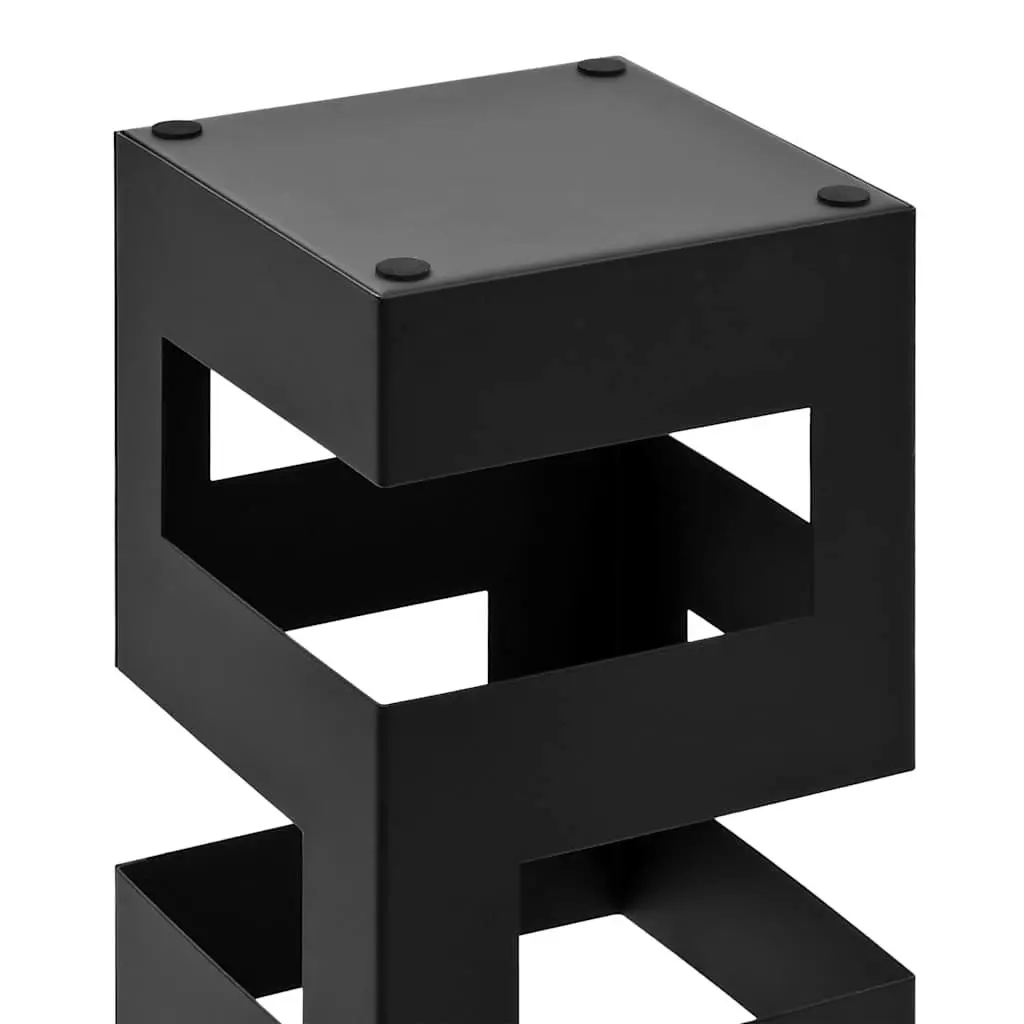 Umbrella Stand Modern Holder Storage Rack Black Steel