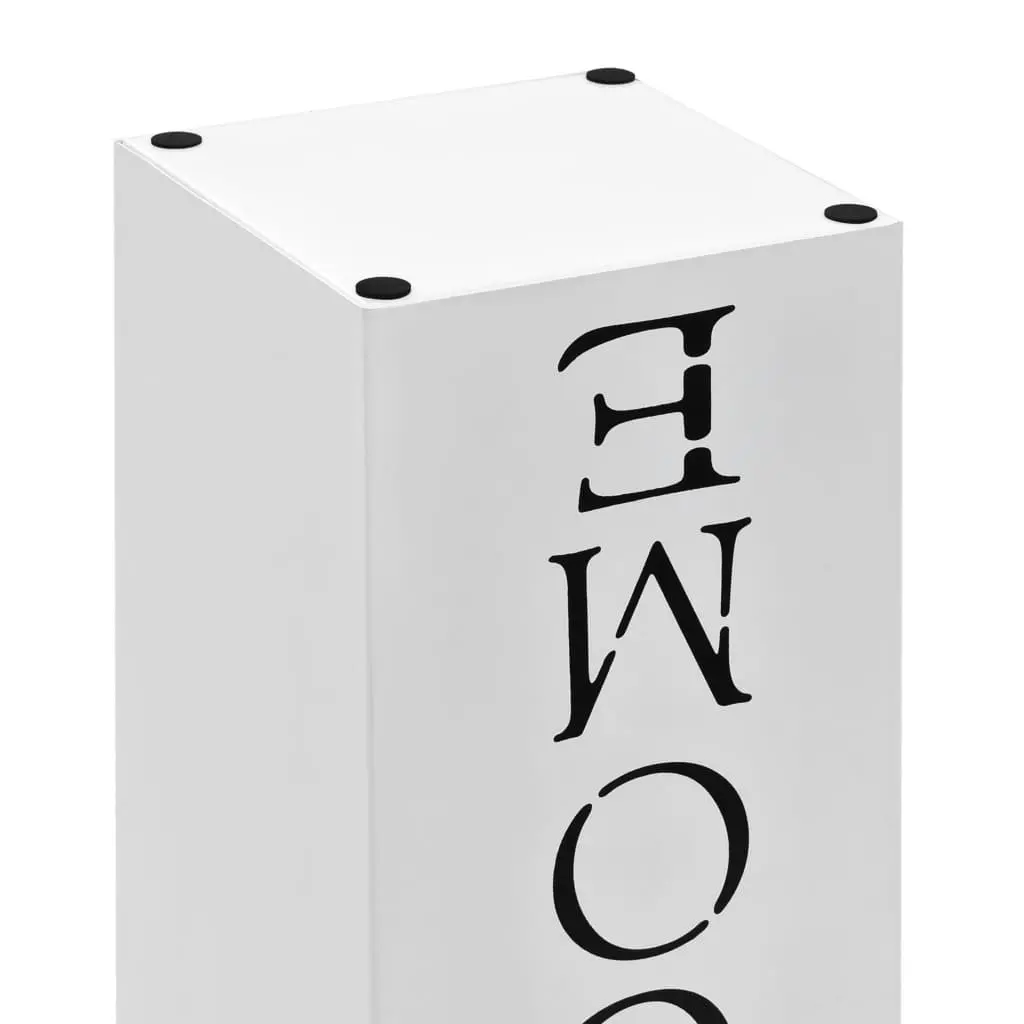 Umbrella Stand Steel White Modern Entrance Hall Storage Rack