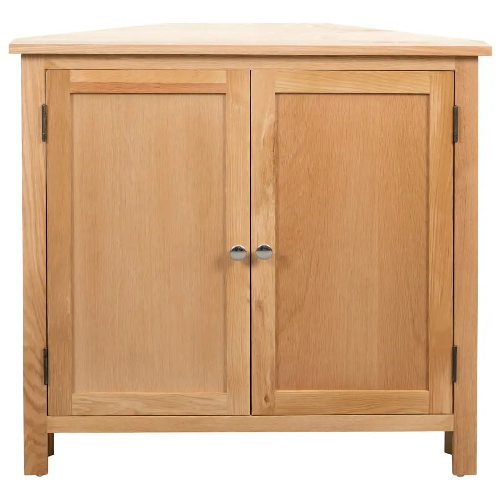 Corner Cabinet Storage Organiser 80x33.5x78 cm Brown Wooden for Hallway Living