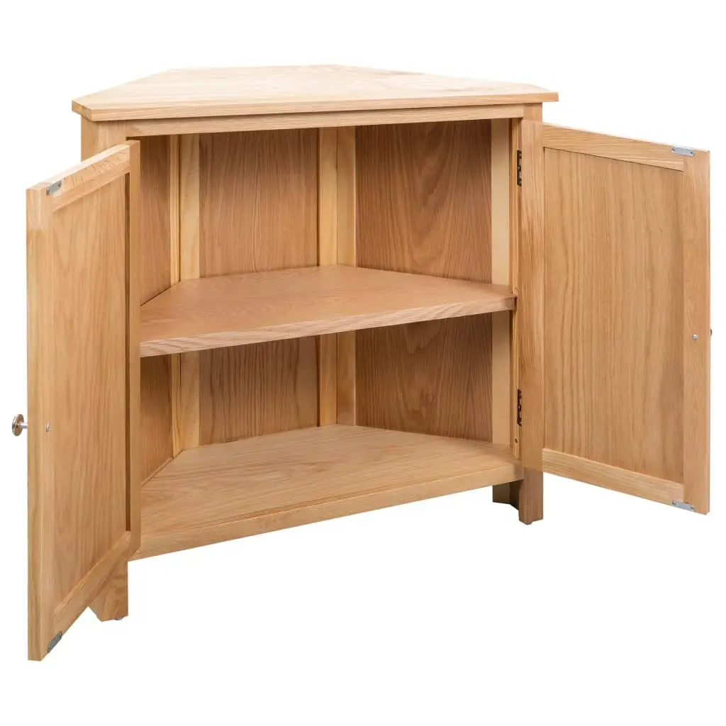 Corner Cabinet Storage Organiser 80x33.5x78 cm Brown Wooden for Hallway Living
