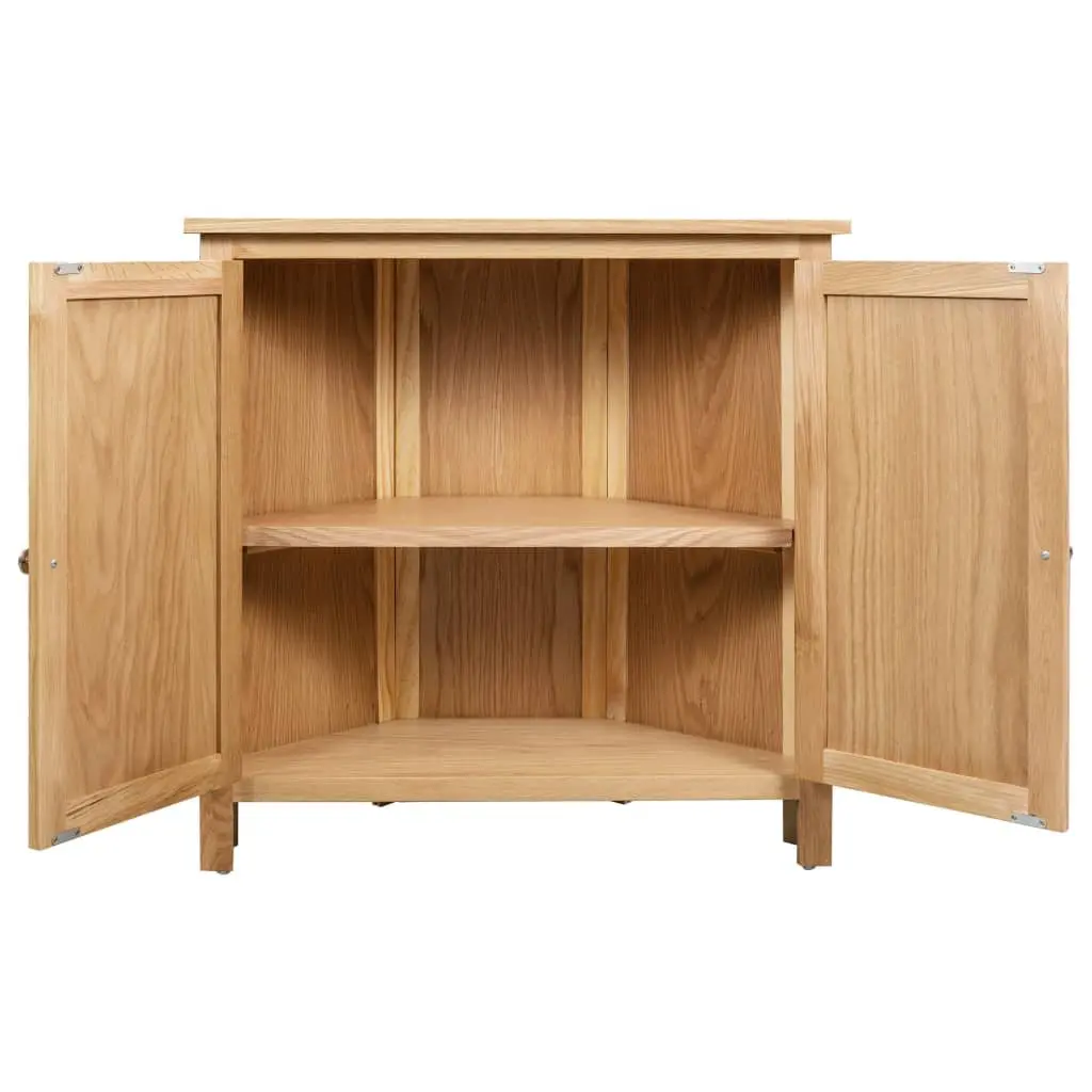 Corner Cabinet Storage Organiser 80x33.5x78 cm Brown Wooden for Hallway Living