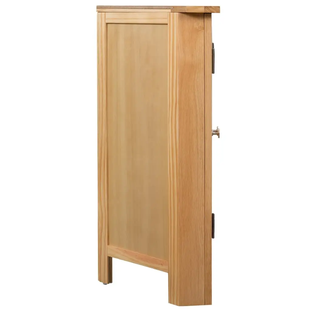 Corner Cabinet Storage Organiser 80x33.5x78 cm Brown Wooden for Hallway Living