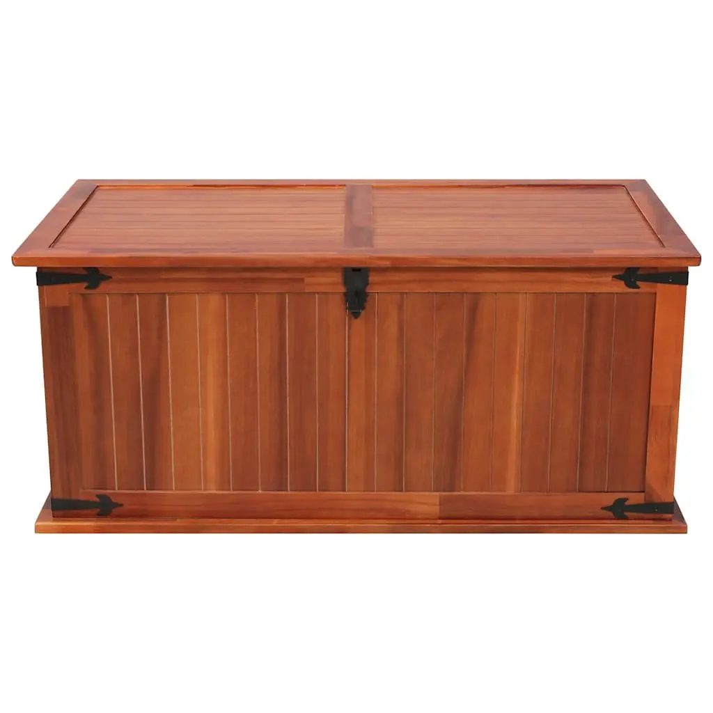 Storage Chest Solid Acacia Wood Brown 79x34x32cm Living Room Bedroom Furniture