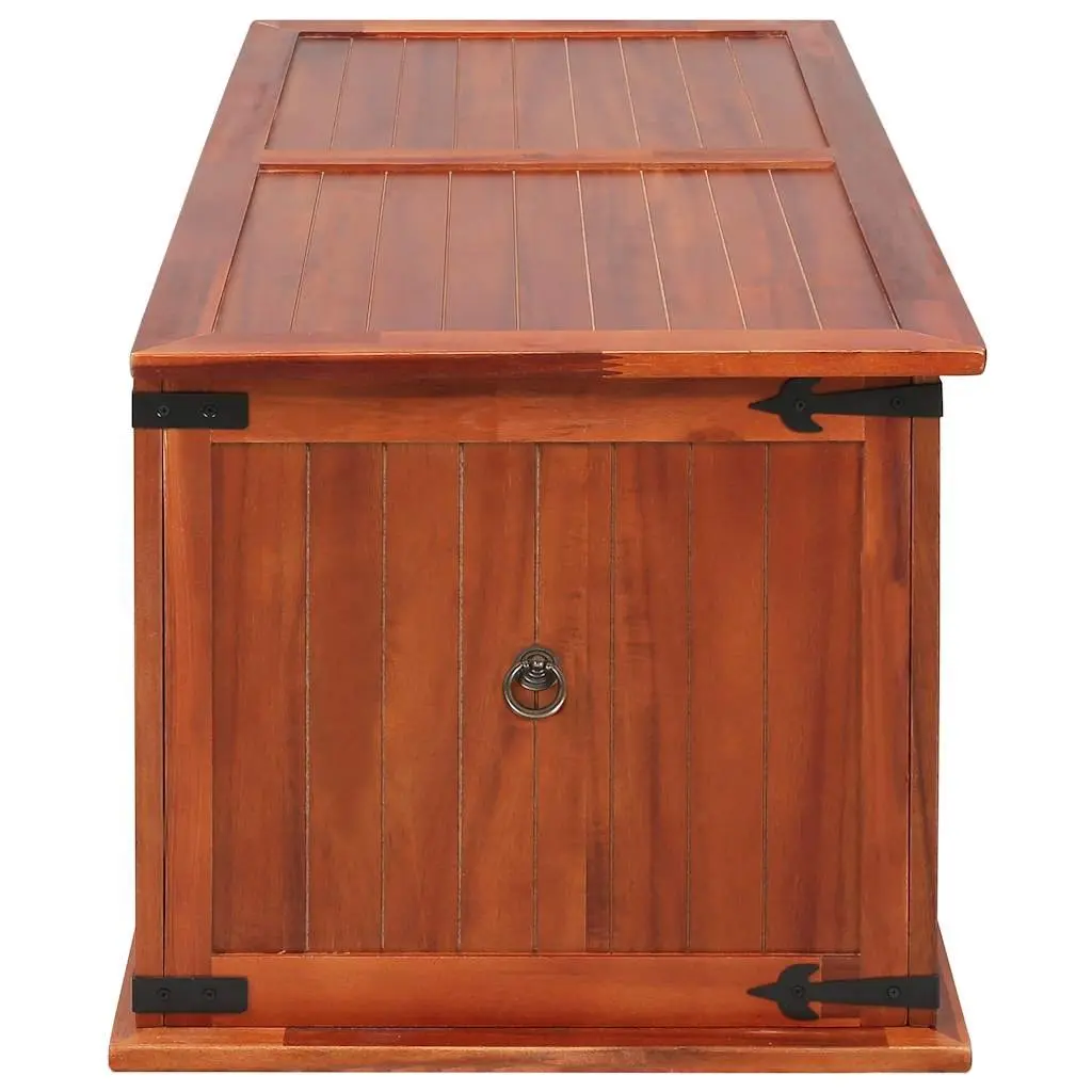 Storage Chest Solid Acacia Wood Brown 79x34x32cm Living Room Bedroom Furniture