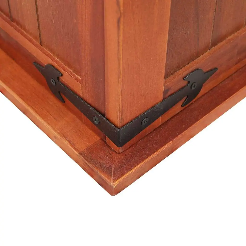 Storage Chest Solid Acacia Wood Brown 79x34x32cm Living Room Bedroom Furniture