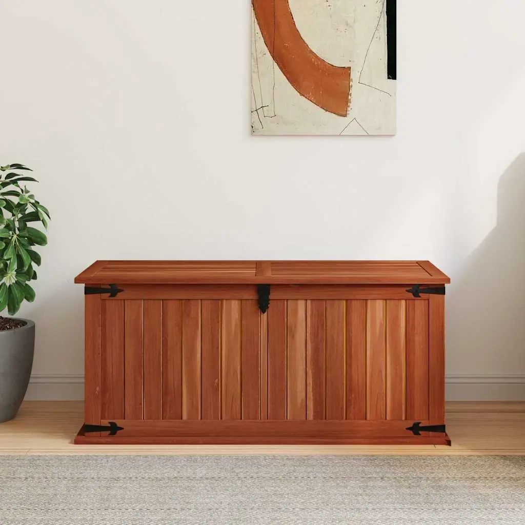 Storage Chest Solid Acacia Wood Brown Bedroom Living Room 90L x 45W x 40H cm