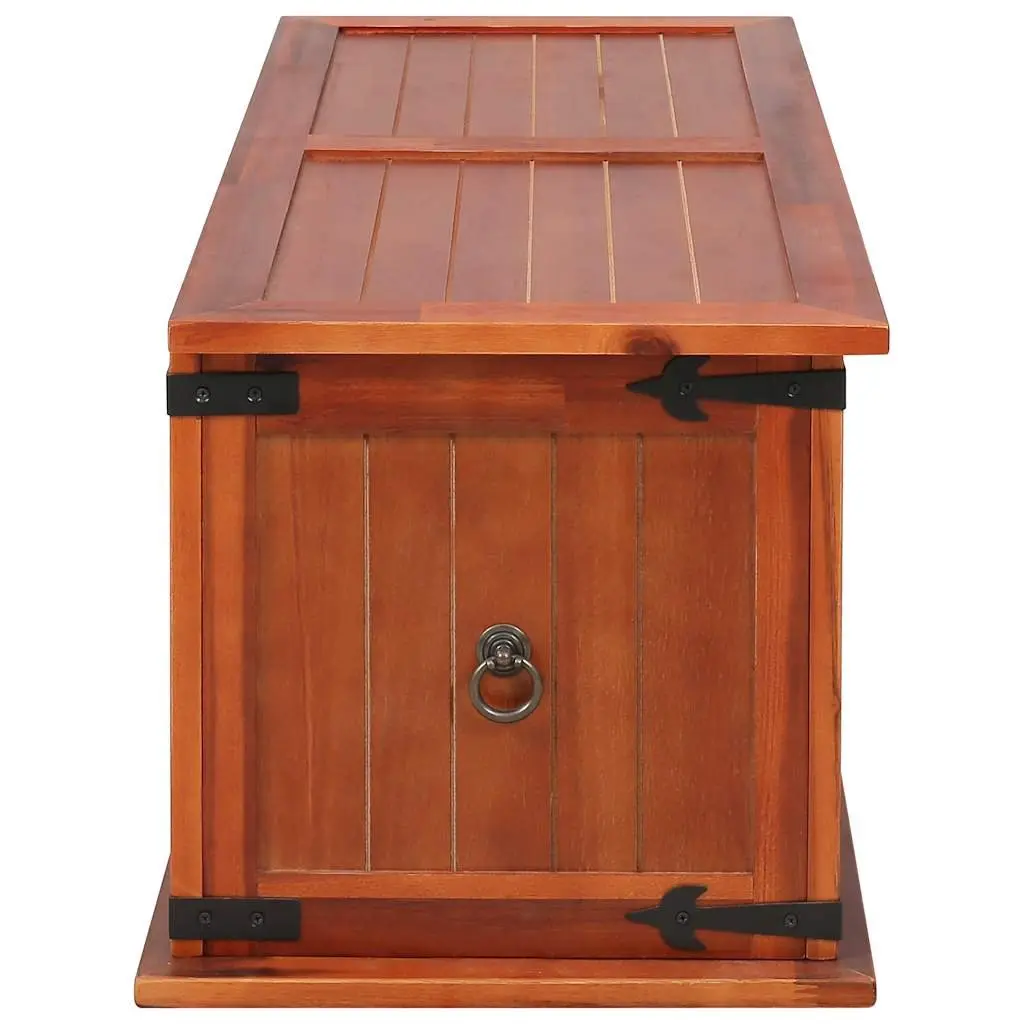 Storage Chest Solid Acacia Wood Brown Bedroom Living Room 90L x 45W x 40H cm