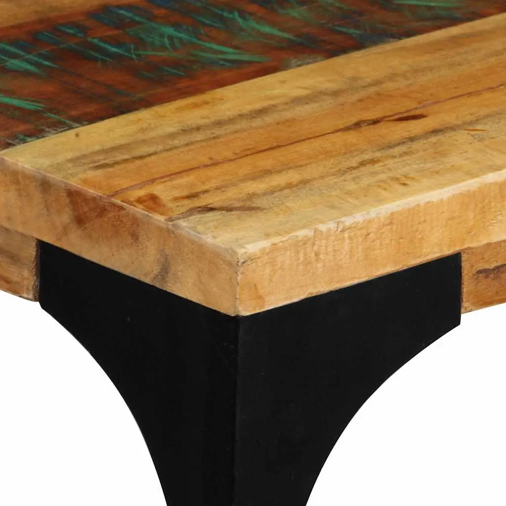 Solid Reclaimed Wood Console Table 120x35x76cm Accent End Table Living Room