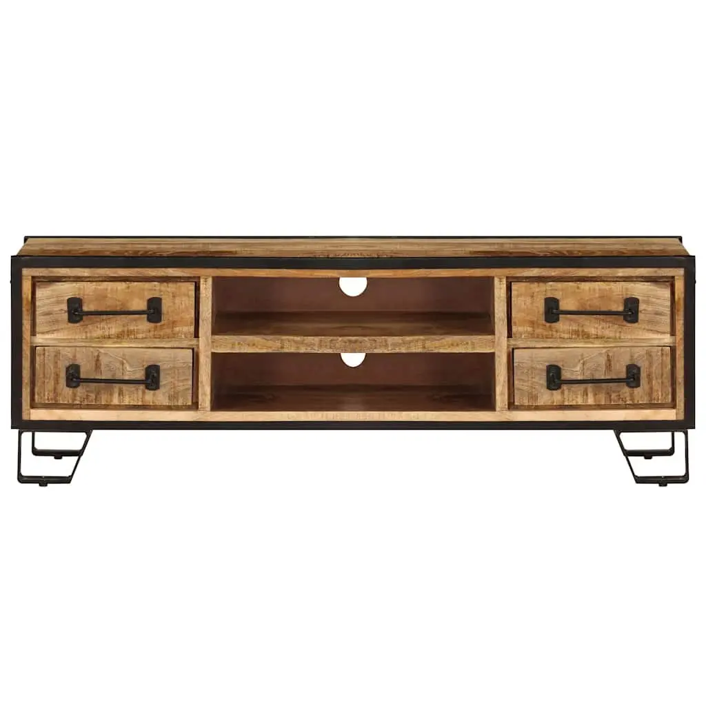 TV Cabinet Storage 120x30x40cm Brown Solid Mango Wood
