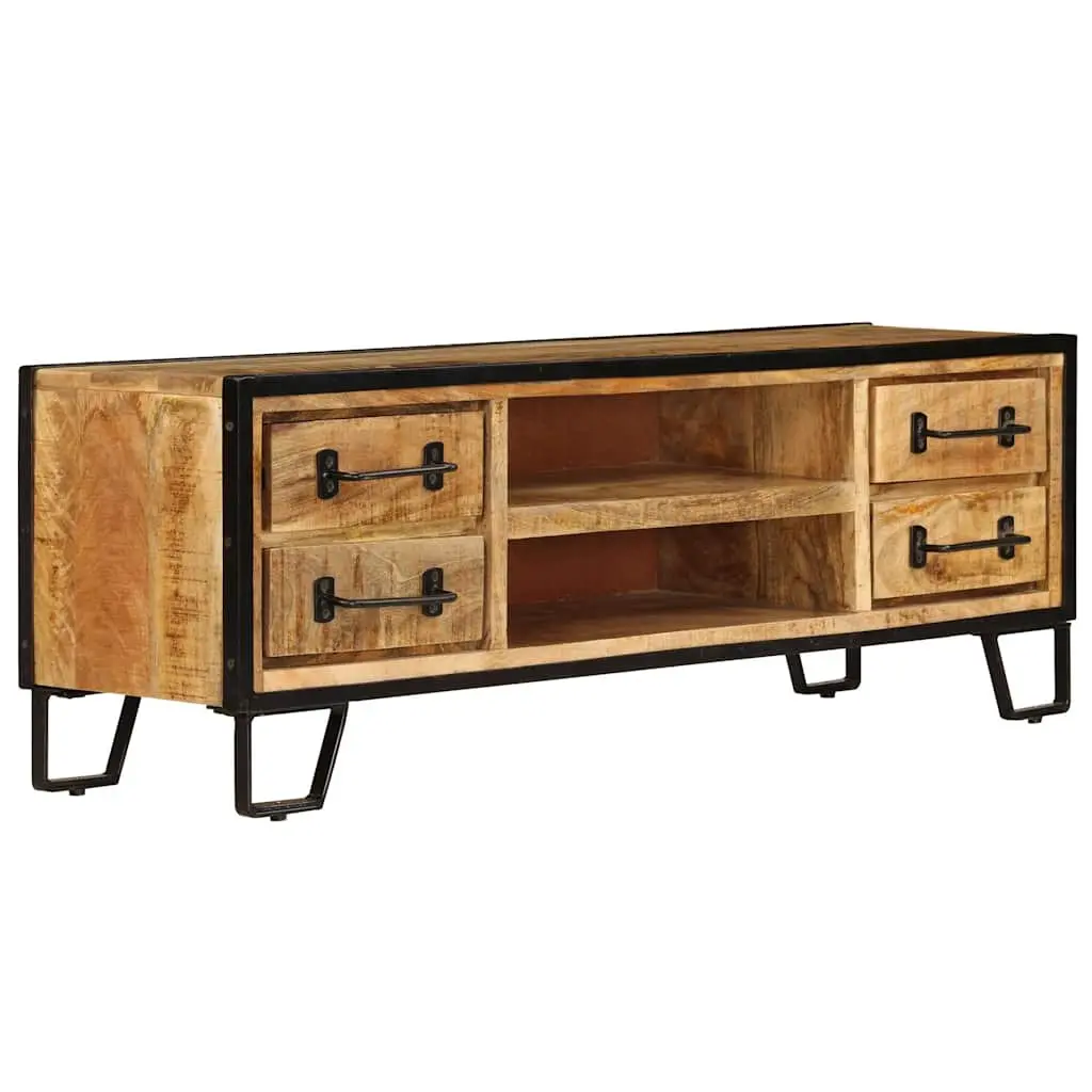 TV Cabinet Storage 120x30x40cm Brown Solid Mango Wood