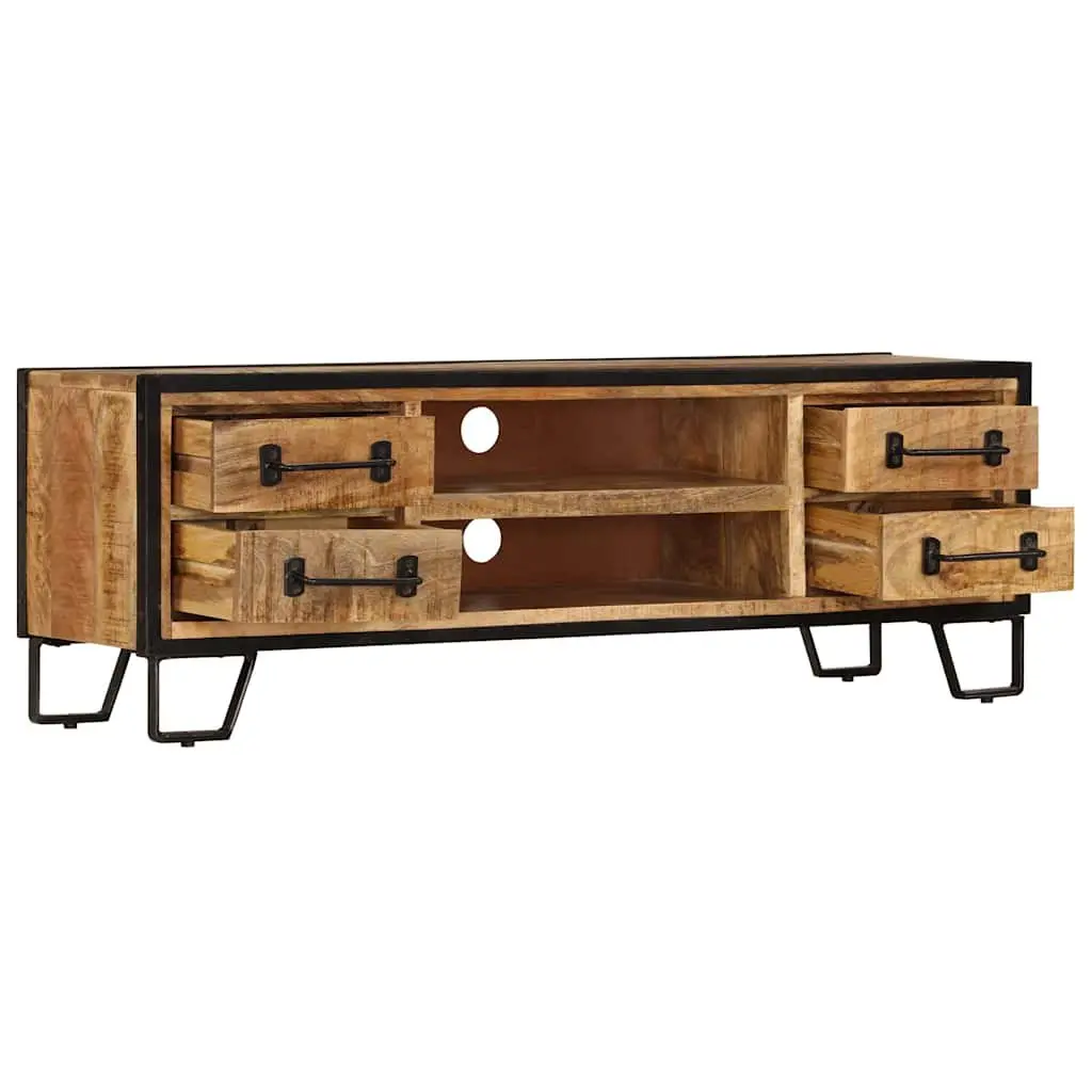 TV Cabinet Storage 120x30x40cm Brown Solid Mango Wood