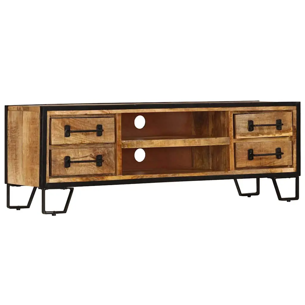 TV Cabinet Storage 120x30x40cm Brown Solid Mango Wood