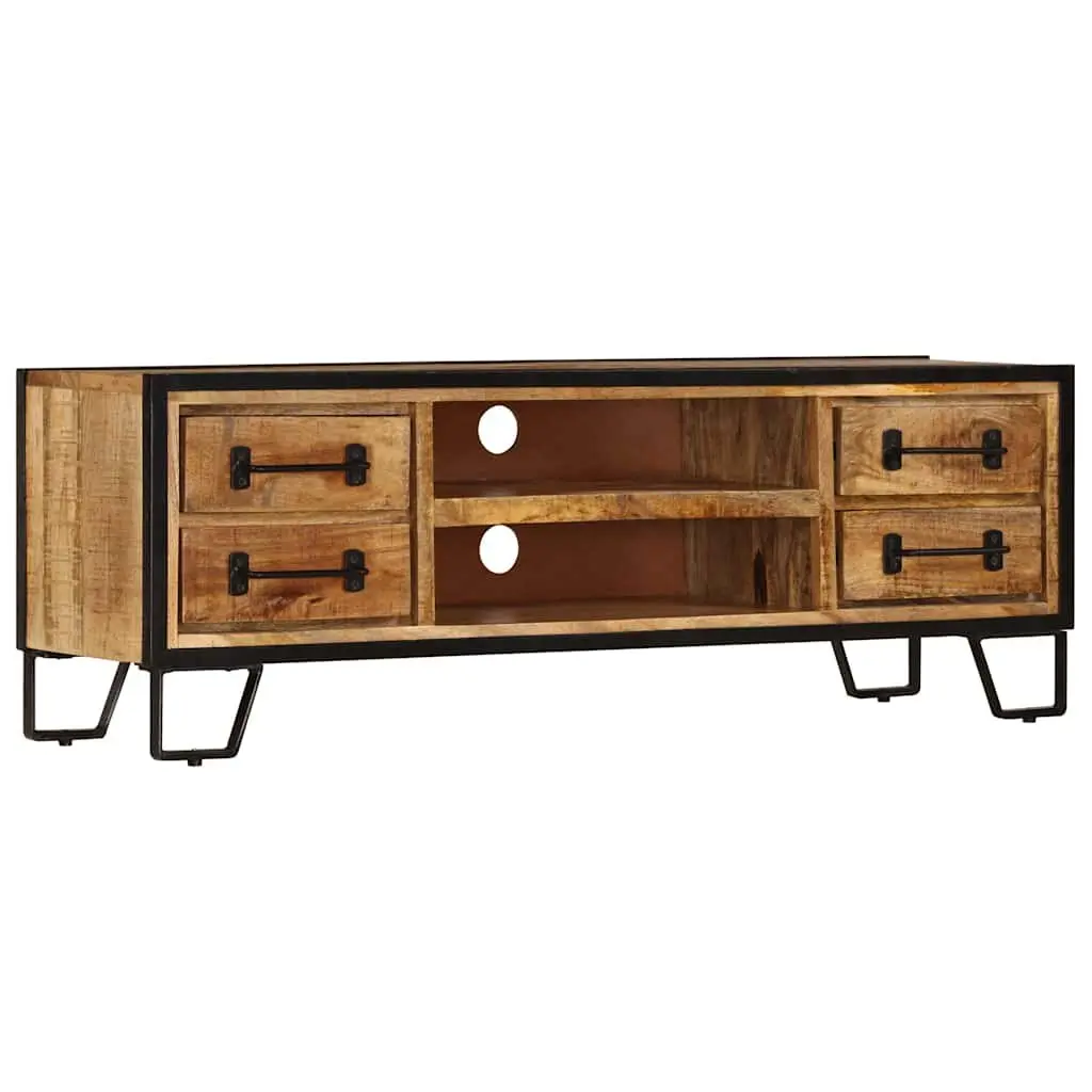 TV Cabinet Storage 120x30x40cm Brown Solid Mango Wood