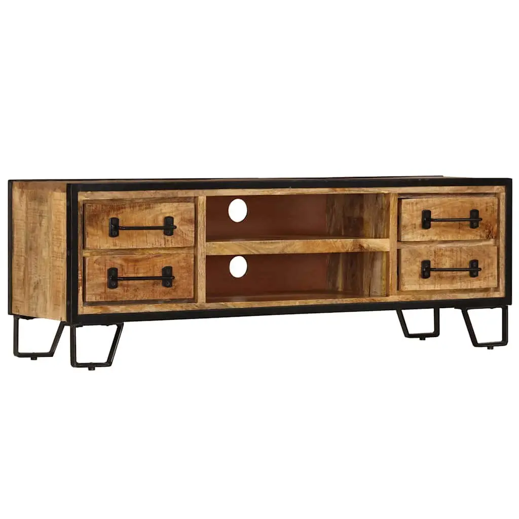 TV Cabinet Storage 120x30x40cm Brown Solid Mango Wood