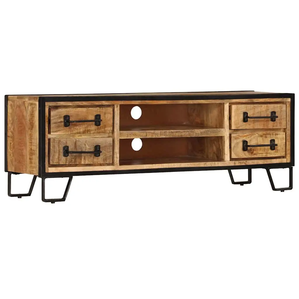 TV Cabinet Storage 120x30x40cm Brown Solid Mango Wood