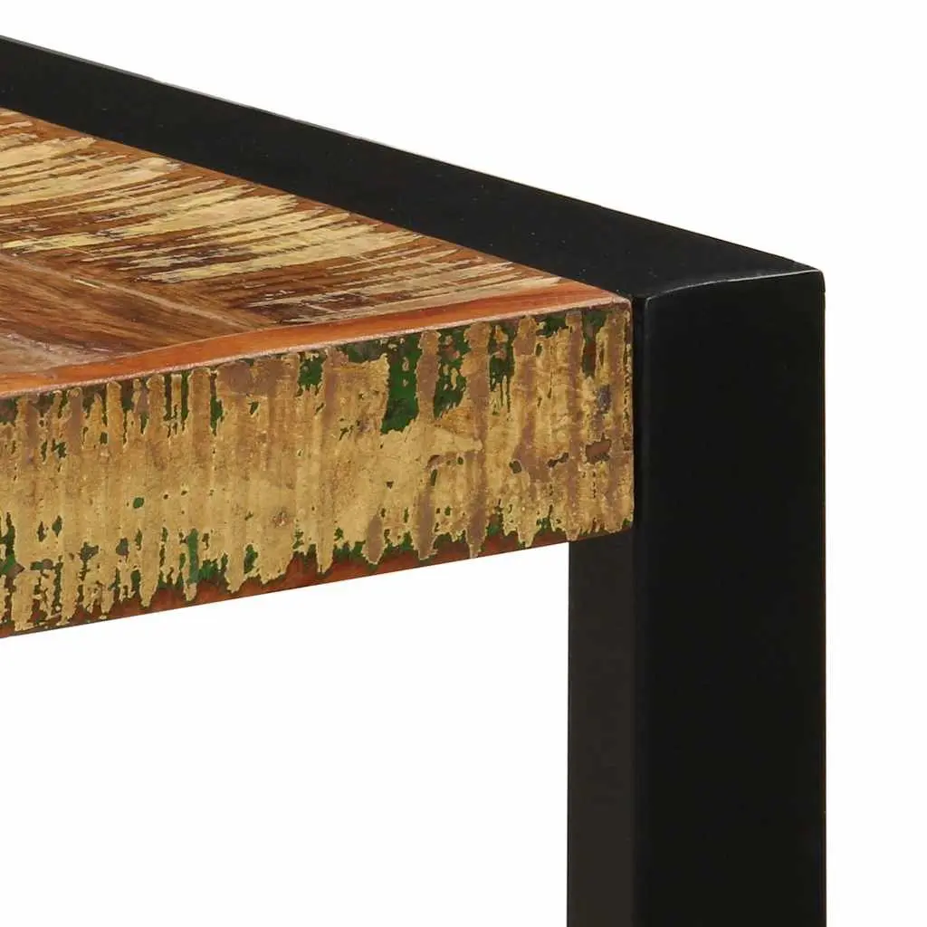 Dining Table 140x70x75 cm Solid Reclaimed Wood Rustic Kitchen Furniture