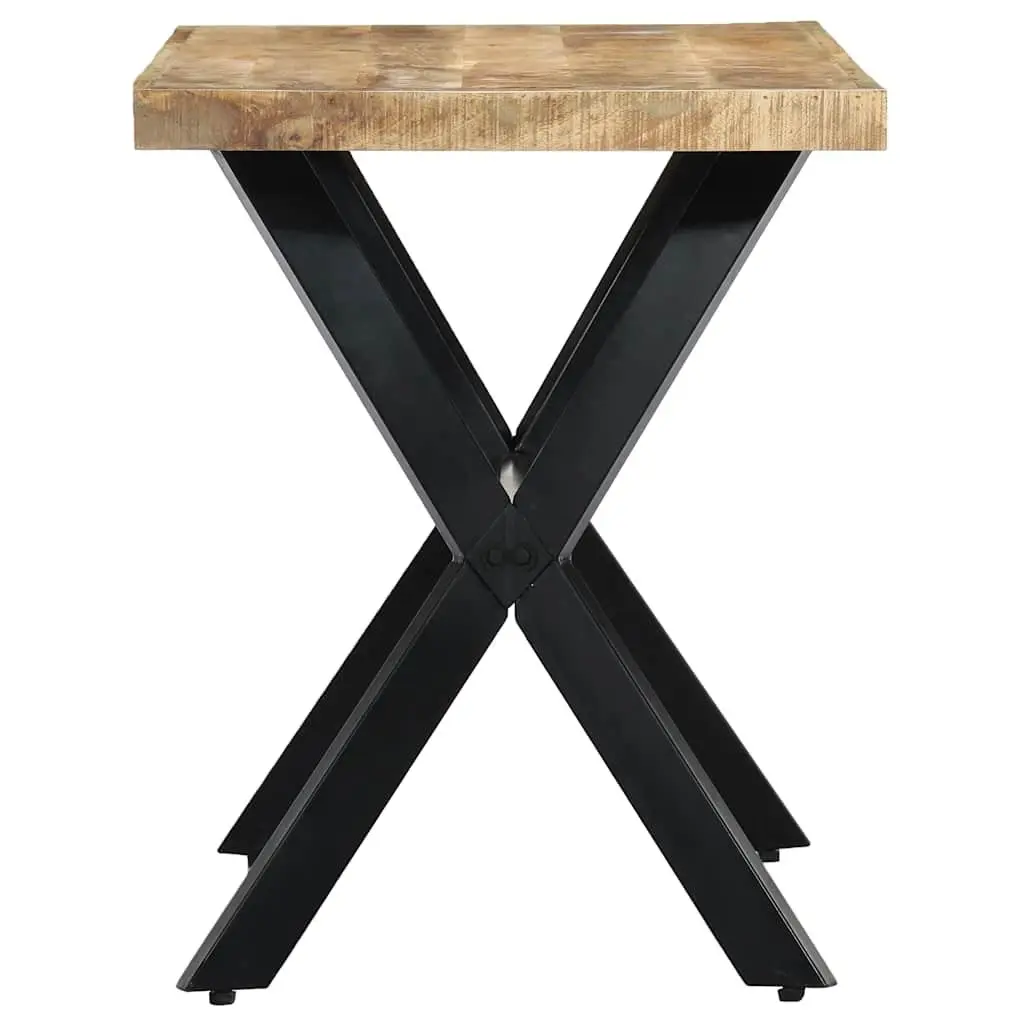 Dining Table 120x60x75 cm Solid Mango Wood Industrial Kitchen Furniture