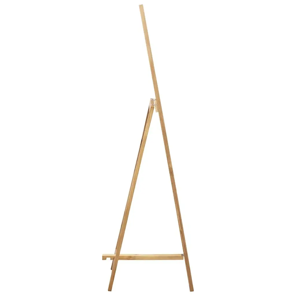 Freestanding Mirror Brown Solid Oak Wood Frame Bedroom Bathroom Hallway Decor 150 cm