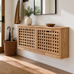 Functional Wooden Shoe Storage Bench with Sturdy Design