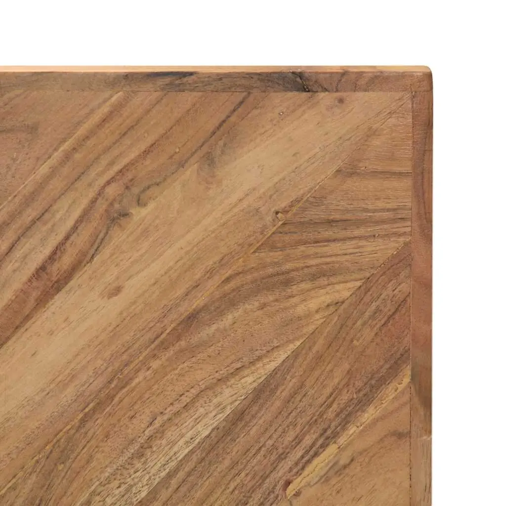 Coffee Table Solid Acacia Wood 110x110x36 cm Brown Living Room Furniture