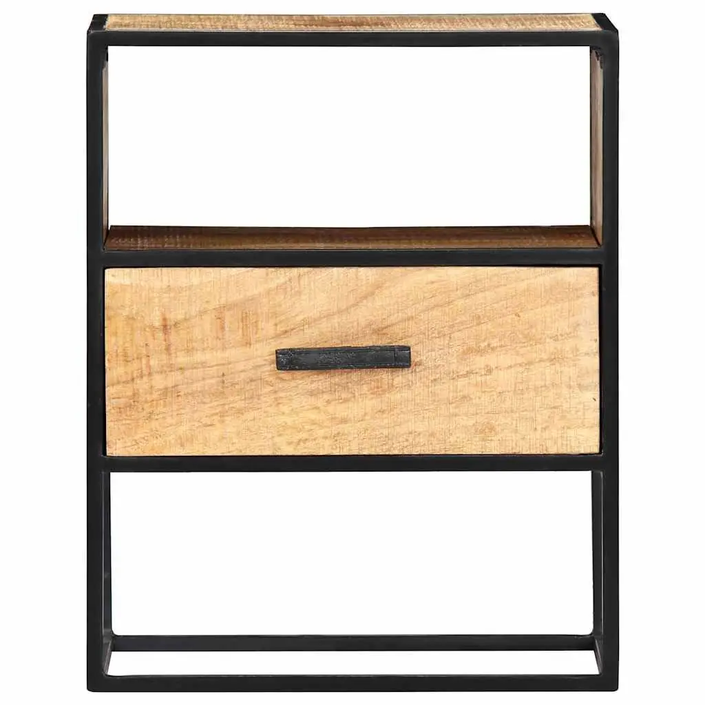 Bedside Table in Brown with Storage Options