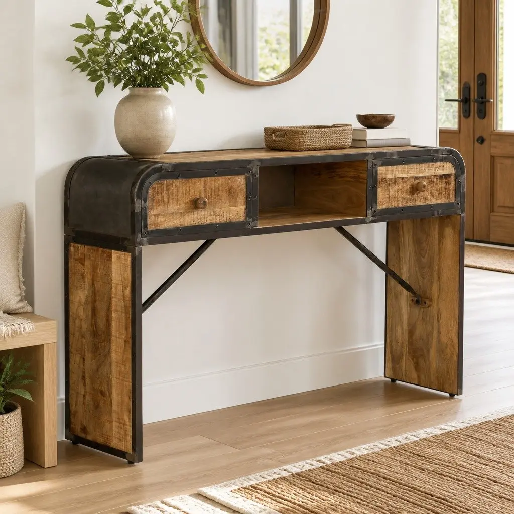 Antique Style Sideboard 120x30x75cm