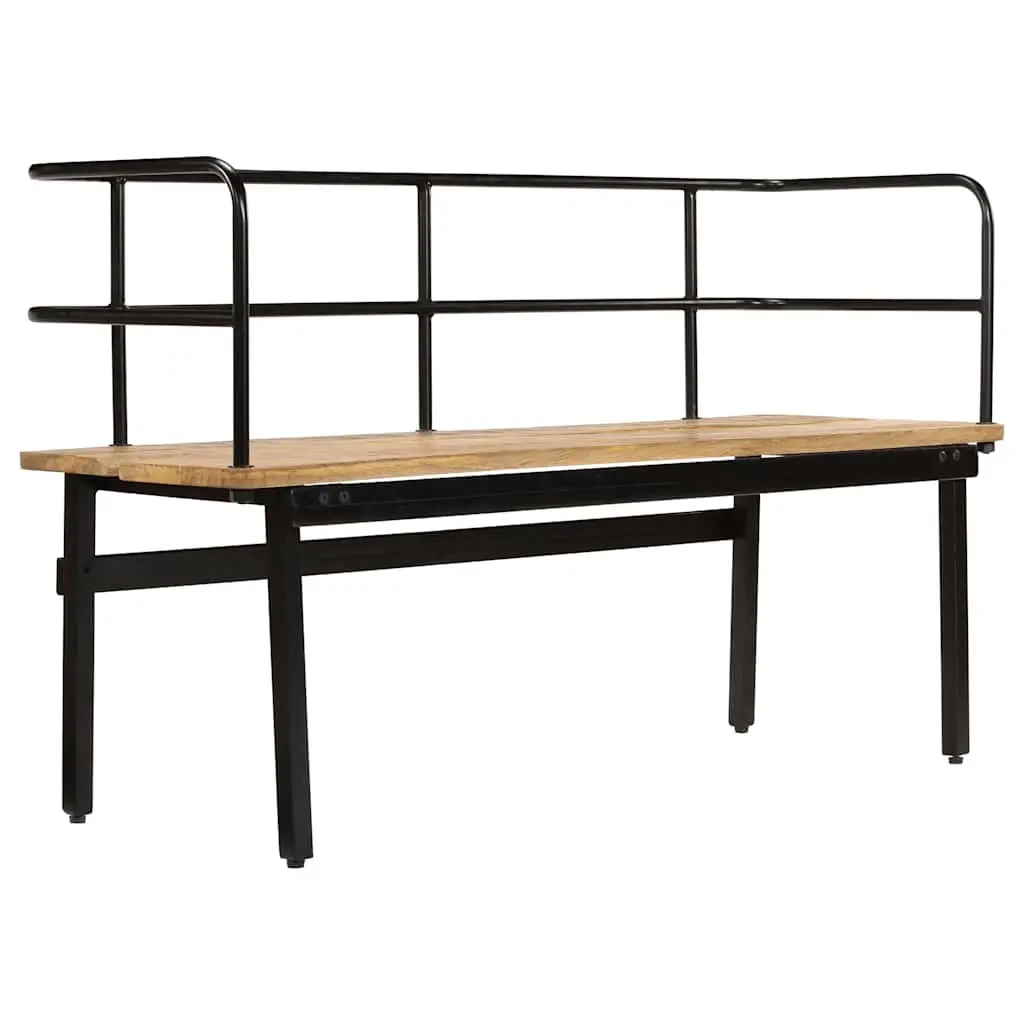 Solid Mango Wood Bench 120x40x70 cm Brown Storage Entryway Hall Seat