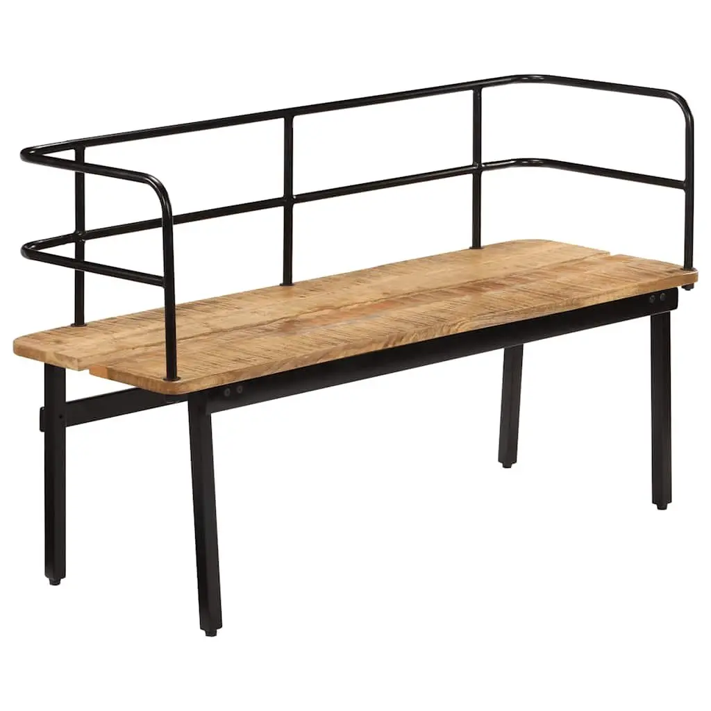 Solid Mango Wood Bench 120x40x70 cm Brown Storage Entryway Hall Seat