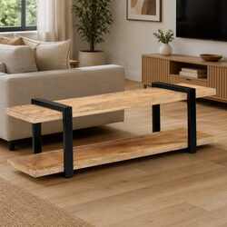 Brown TV Cabinet 130x40x40 cm - Solid and Reliable