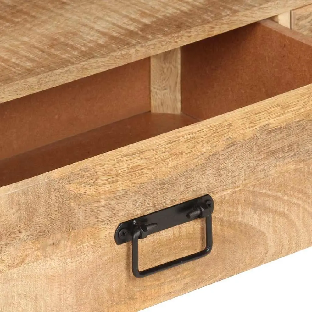 Rustic Lowboard TV Cabinet Solid Wood Storage 150x30x45 cm Brown