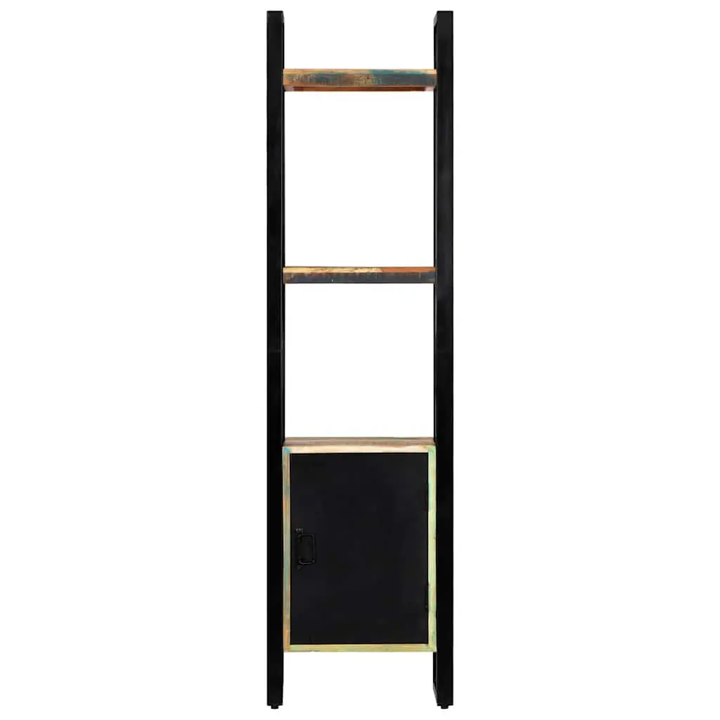 Reclaimed Wood Bookshelf 45x30x171 cm Storage Cabinet with Shelves Display