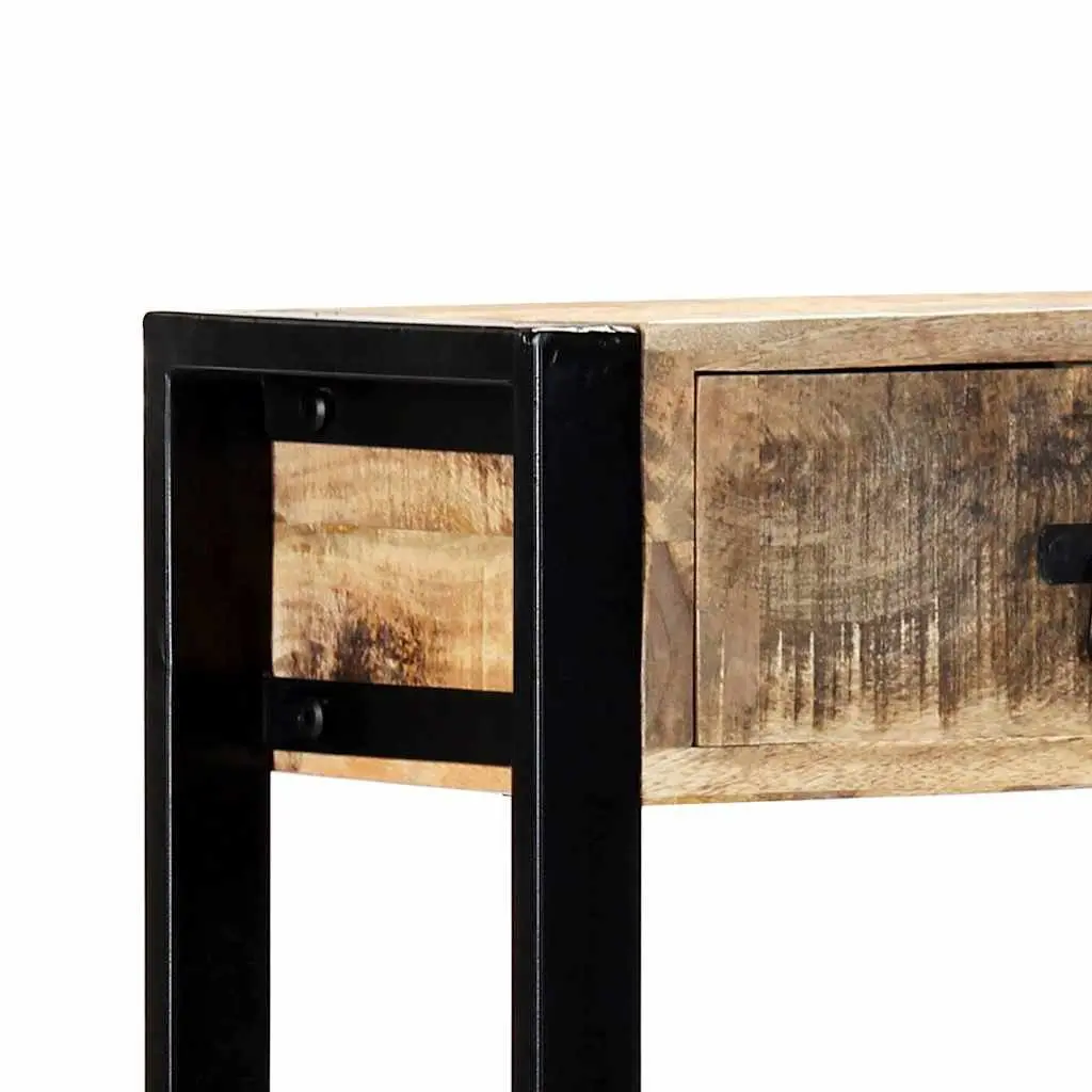 Console Table 90x30x75 cm Solid Mango Wood Hall Entry Accent Furniture Brown