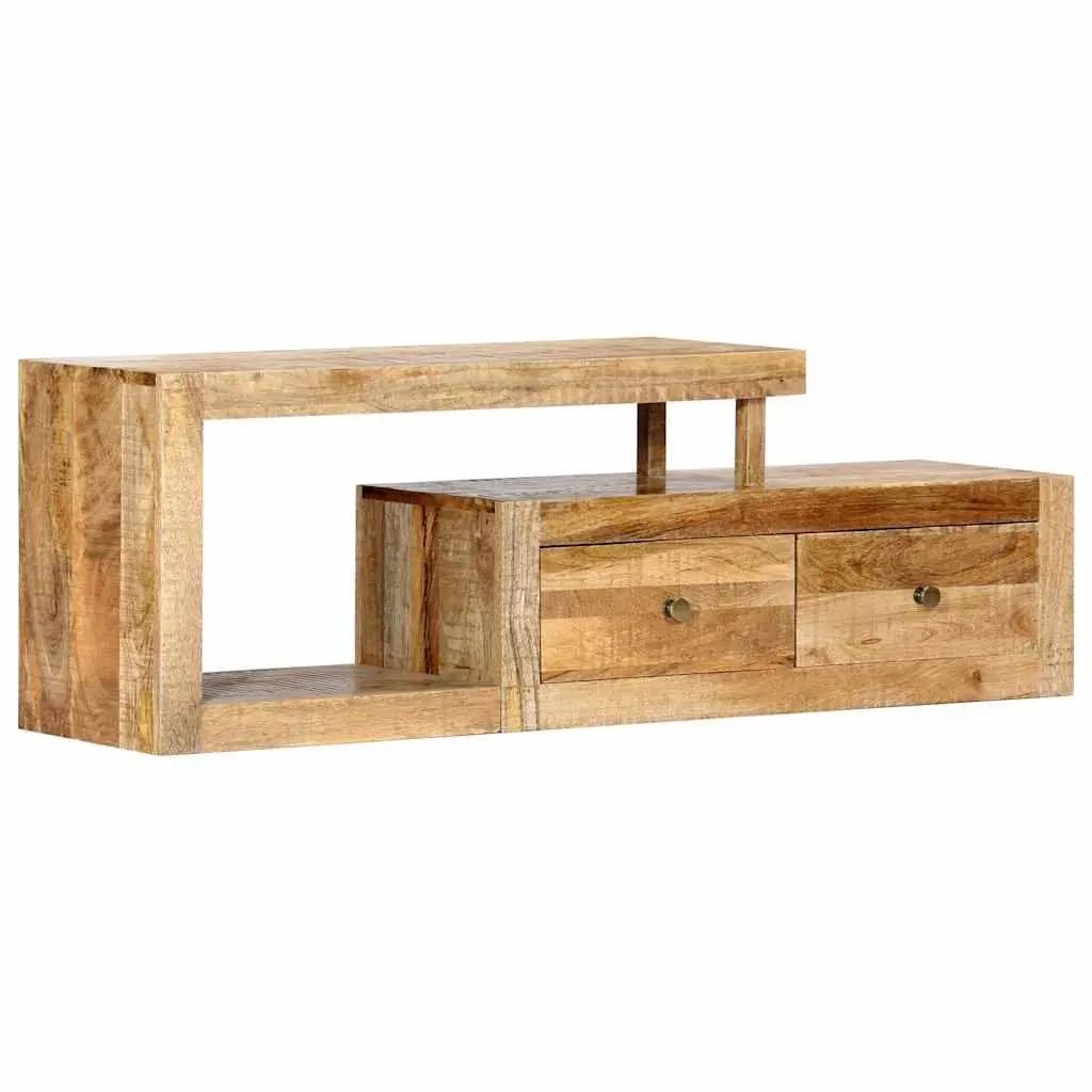 TV Cabinet Storage Unit 120x30x40cm Solid Mango Wood Brown