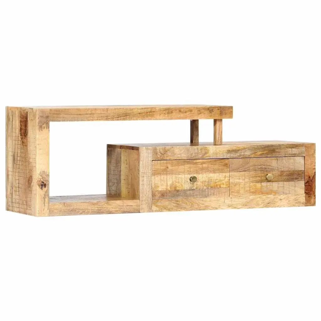 TV Cabinet Storage Unit 120x30x40cm Solid Mango Wood Brown