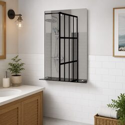 Value and Practicality: Wall Mirror with Shelf 40x60cm