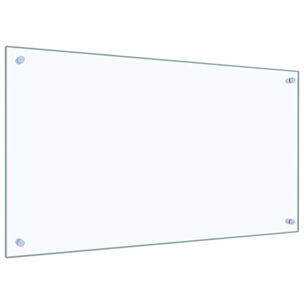 Tempered Glass Splashback Kitchen Wall Protector 90x50 cm Transparent