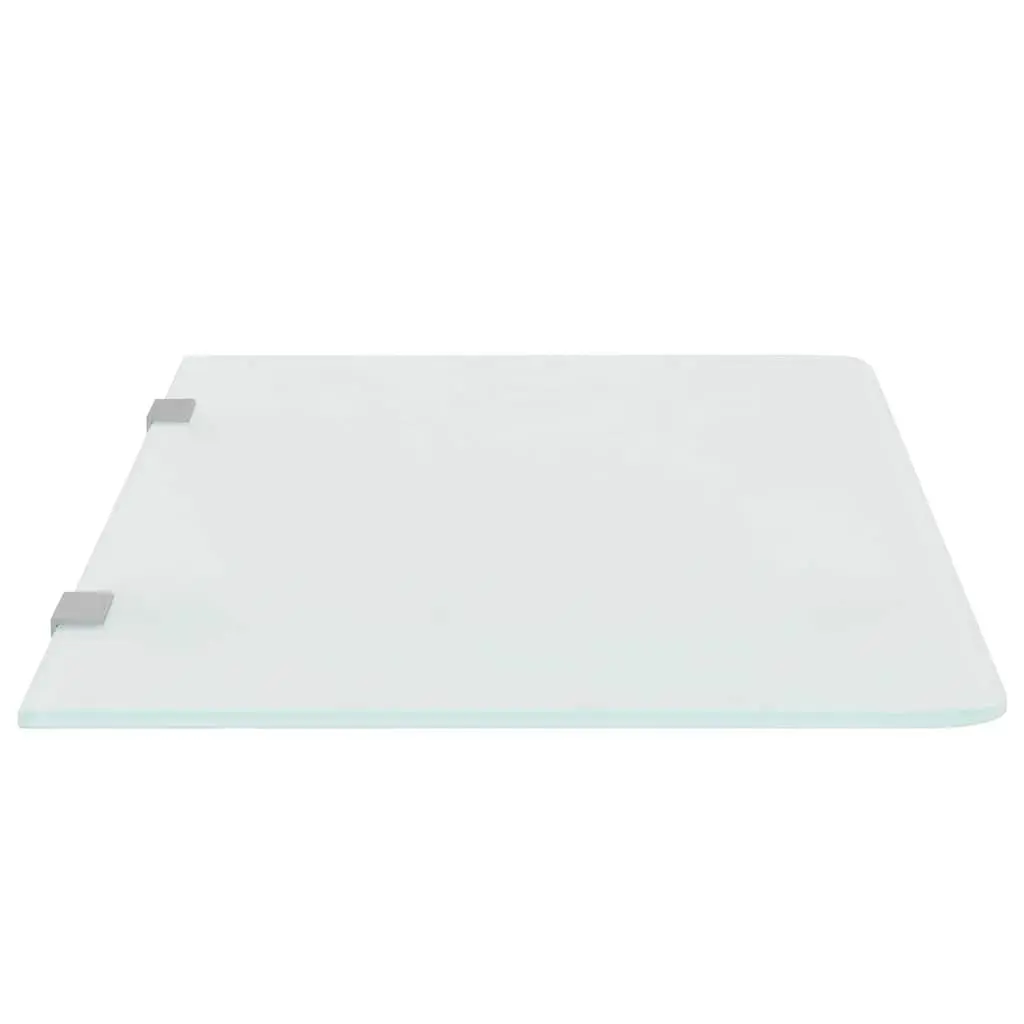 Wall-mounted Urinal Privacy Screen Tempered Glass 90 x 40 cm Transparent