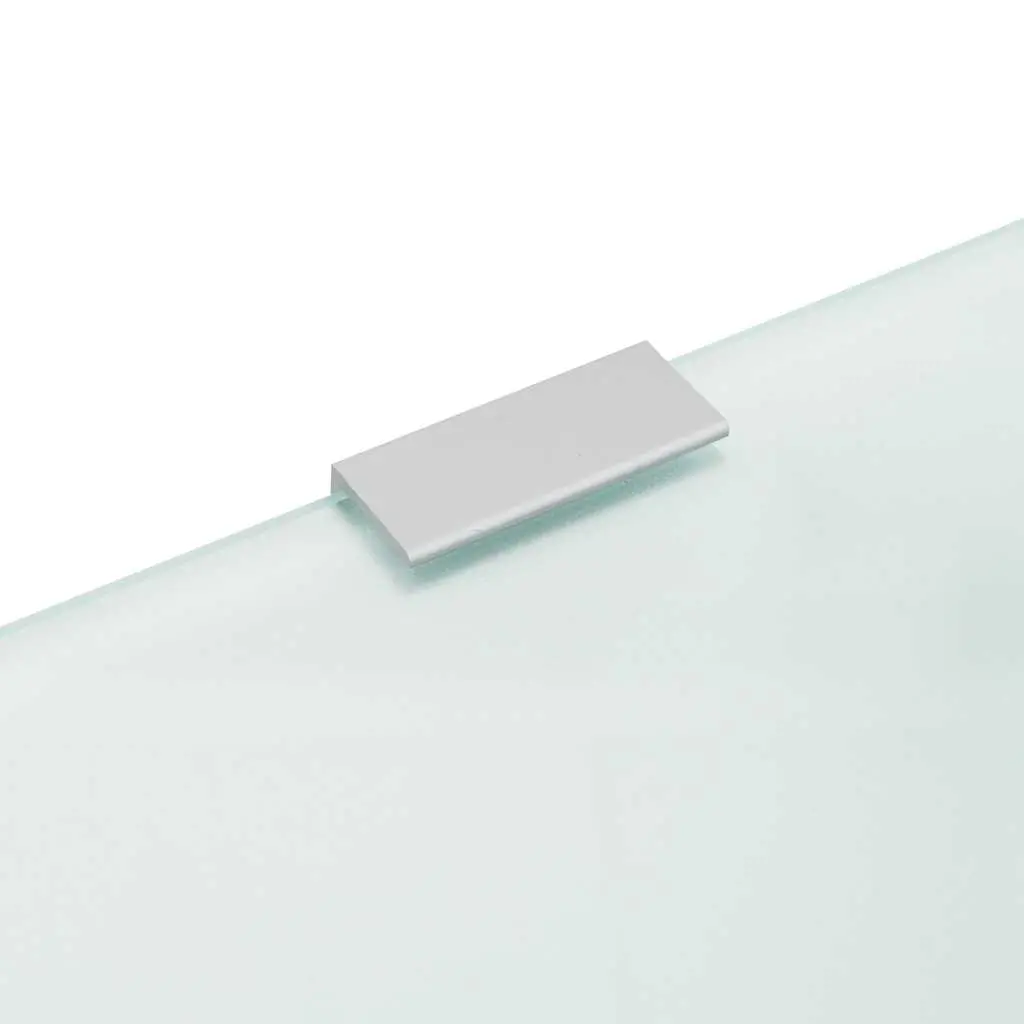Wall-mounted Urinal Privacy Screen Tempered Glass 90 x 40 cm Transparent
