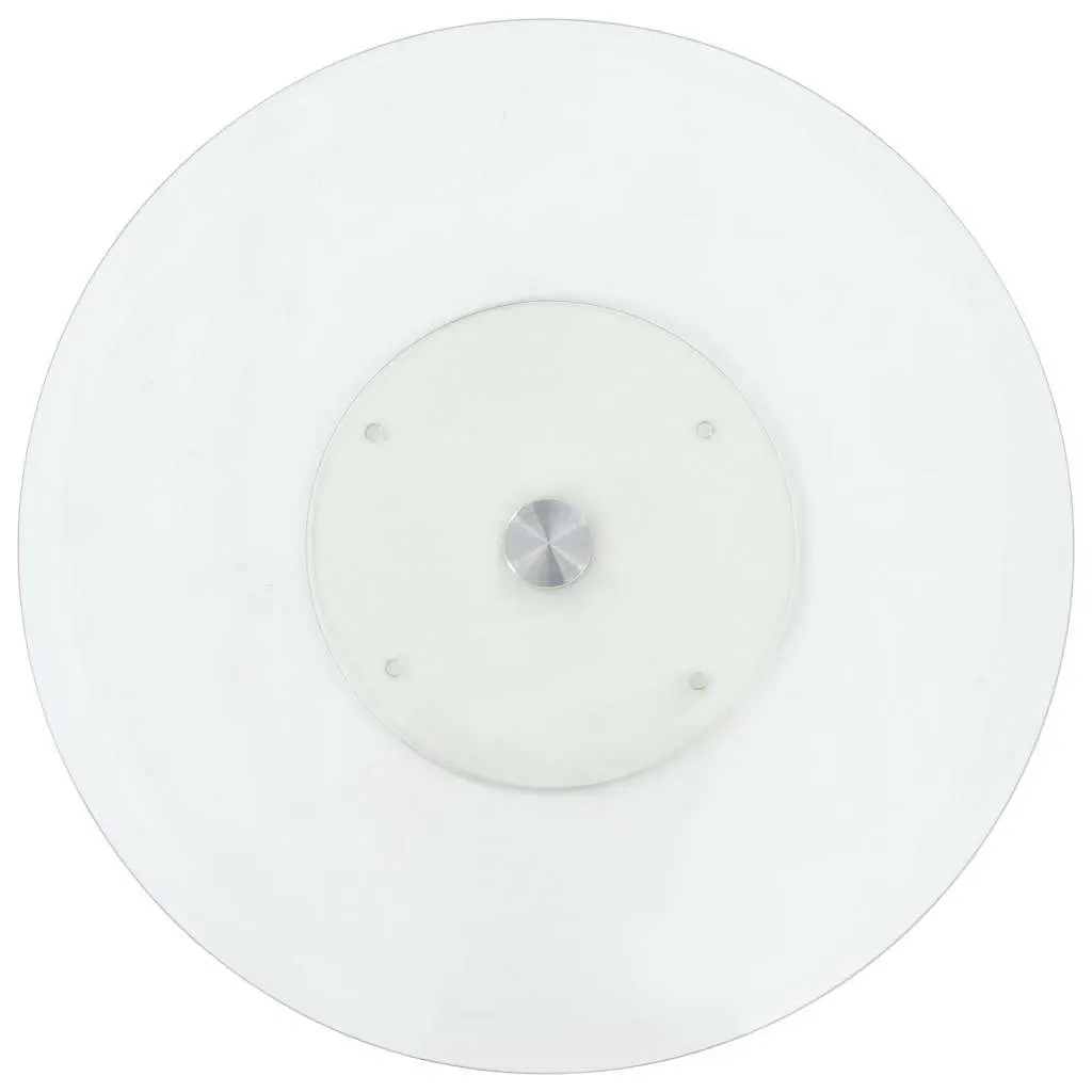 Rotating Serving Plate 60cm Transparent Tempered Glass Lazy Susan Tableware