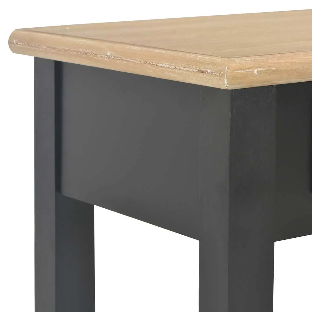 Black Console Table with Storage Options