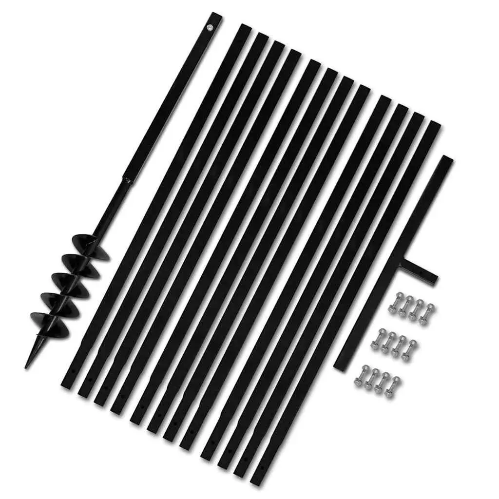 Ground Drill Auger 100mm Soil Aeration with Handle Extension Tubes 13m