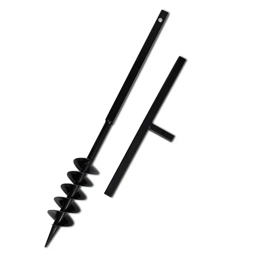 Ground Drill Auger 100mm Soil Aeration with Handle Extension Tubes 13m