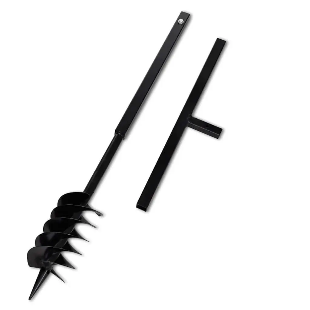 Ground Drill 120mm Soil Aeration 5m Extension Tubes Steel Auger